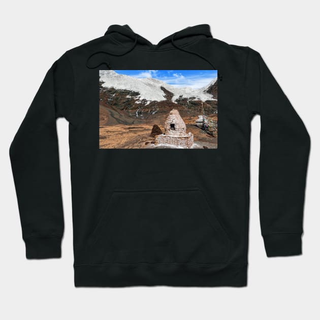 Kharola Glacier, Tibet. Hoodie by bulljup